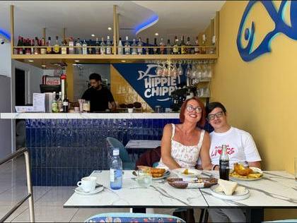 Fish & chips at Hippie Chippy Costa Teguise