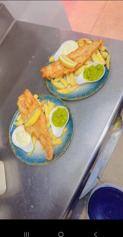 Large Cod & Chips Hippie Chippy Costa Teguise Lanzarote