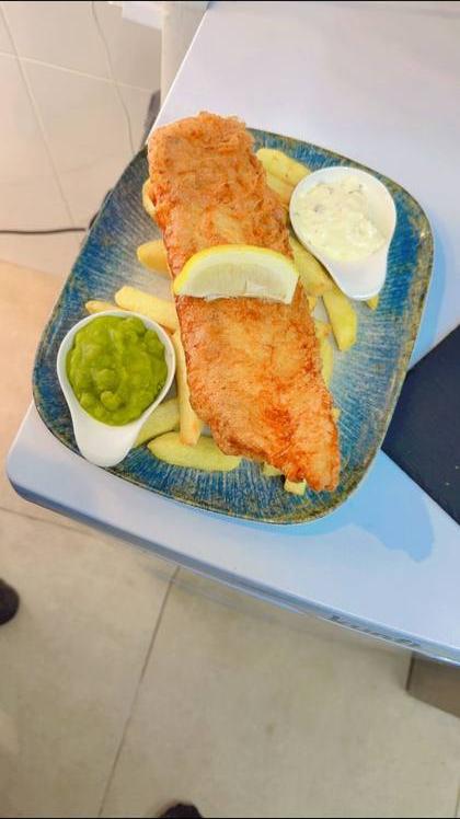 Regular Haddock & Chips Hippie Chippy Costa Teguise Lanzarote