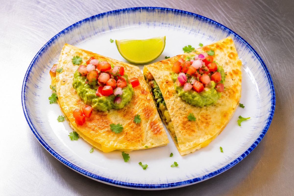 Chicken Quesadillas Hippie Chippy Costa Teguise Lanzarote