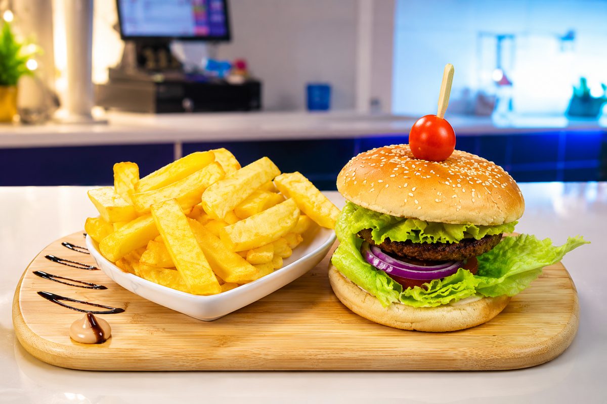 Vegan Burger Hippie Chippy Costa Teguise Lanzarote