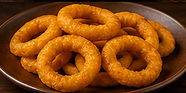 Battered Onion Rings Hippie Chippy Costa Teguise Lanzarote