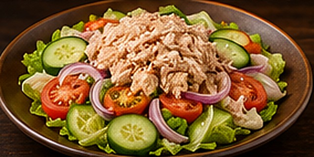 Tuna Salad Hippie Chippy Costa Teguise Lanzarote